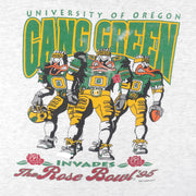 NCAA - University of Oregon Ducks Invades The Rose Bowl T-Shirt 1995 X-Large Vintage Retro Football College