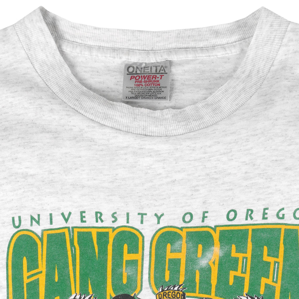 NCAA - University of Oregon Ducks Invades The Rose Bowl T-Shirt 1995 X-Large Vintage Retro Football College