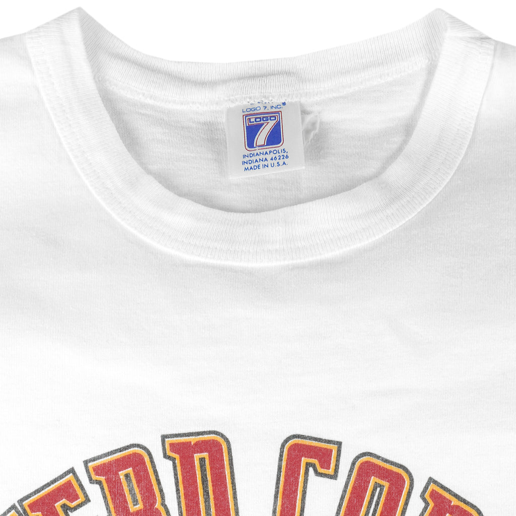 NBA (Logo 7) - Houston Rockets Back to Back Champions T-Shirt 1995 X-Large