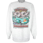 NASCAR (Gildan) - John Force 30 Years Heardcore Racing Crew Neck Sweatshirt 2006 Large Vintage Retro