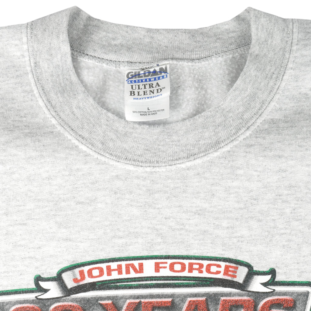 NASCAR (Gildan) - John Force 30 Years Heardcore Racing Crew Neck Sweatshirt 2006 Large Vintage Retro