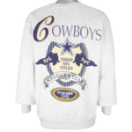 NFL (Glory Days) - Dallas Cowboys Champs Crew Neck Sweatshirt 1993 Large Vintage Retro Football