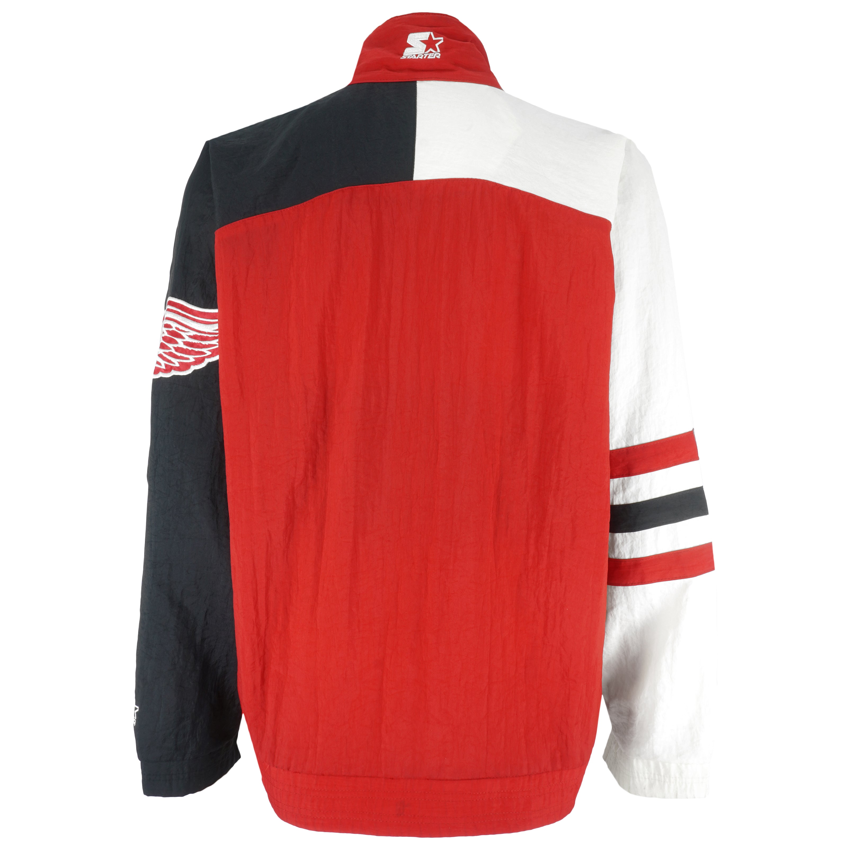Vintage Starter Detroit Red Wings Sweater Size Medium White 