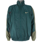 Nike - Zip-Up Embroidered Windbreaker 1990s Large Vintage Retro