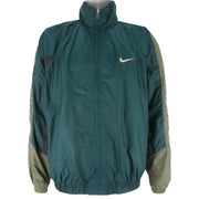 Nike - Zip-Up Embroidered Windbreaker 1990s Large Vintage Retro