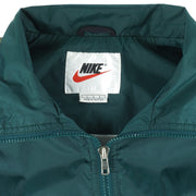 Nike - Zip-Up Embroidered Windbreaker 1990s Large Vintage Retro