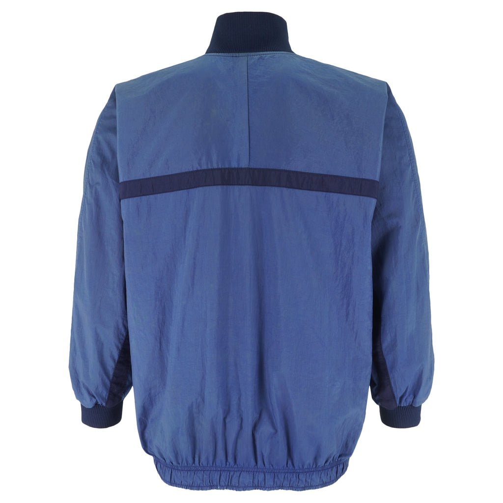 Nike - Blue 1/4 Zip Reversible Windbreaker Large Vintage Retro