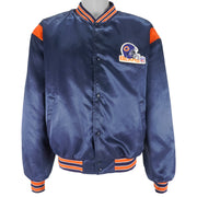 NFL (Swingster) - Chicago Bears Satin Button-Up Jacket 1990s X-Large Vintage Retro Football