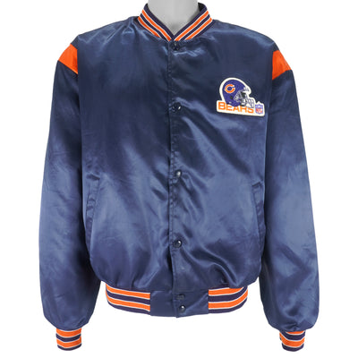 NFL (Swingster) - Chicago Bears Satin Button-Up Jacket 1990s X-Large