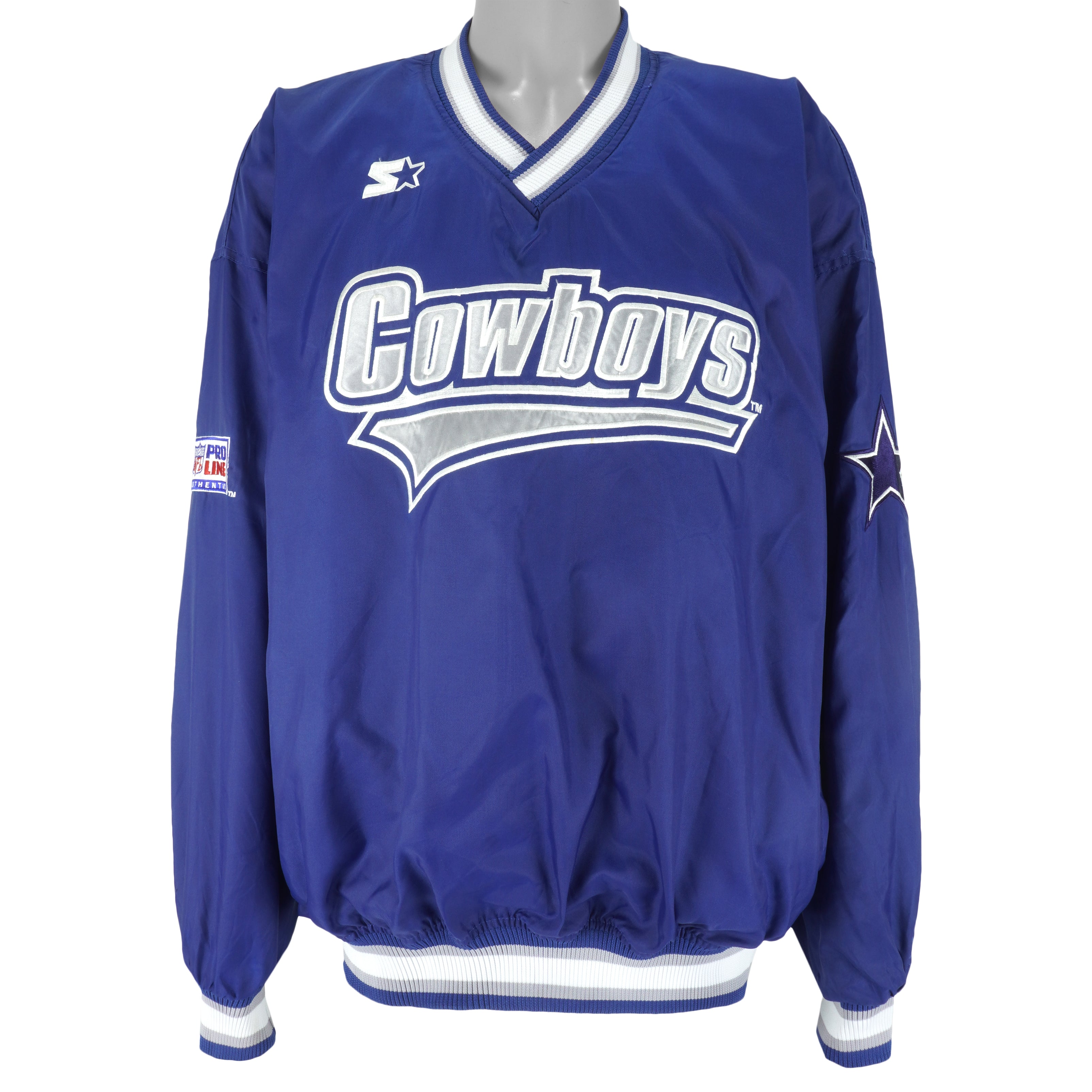 Starter (Pro Line) - Dallas Cowboys Pullover Jacket XX-Large