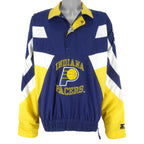 Starter - Indiana Pacers Pullover Jacket 1990s Large Vintage Retro Basketball