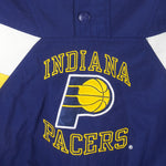 Starter - Indiana Pacers Pullover Jacket 1990s Large Vintage Retro Basketball