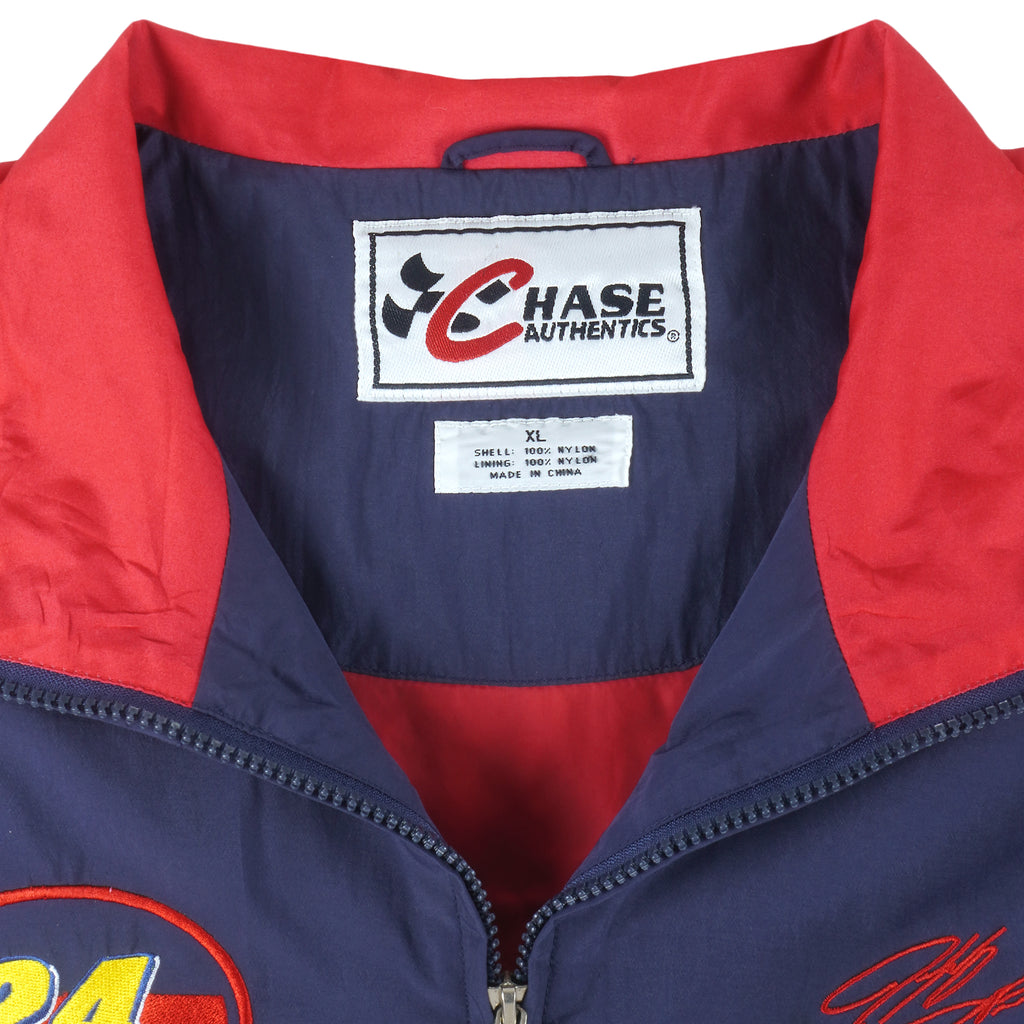 NASCAR (Chase) - Jeff Gordon Embroidered Windbreaker 1990s X-Large Vintage Retro