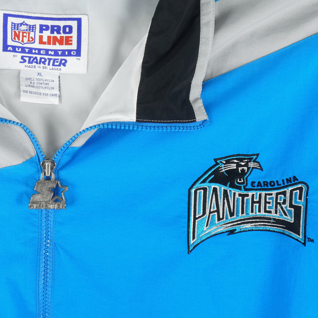 Starter (Pro Line) - Carolina Panthers Windbreaker 1990s X-Large Vintage Retro Football