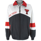 NCAA (Pro Player) - Texas Tech Embroidered Jacket 1990s Large Vintage Retro Football College