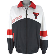 NCAA (Pro Player) - Texas Tech Embroidered Jacket 1990s Large Vintage Retro Football College