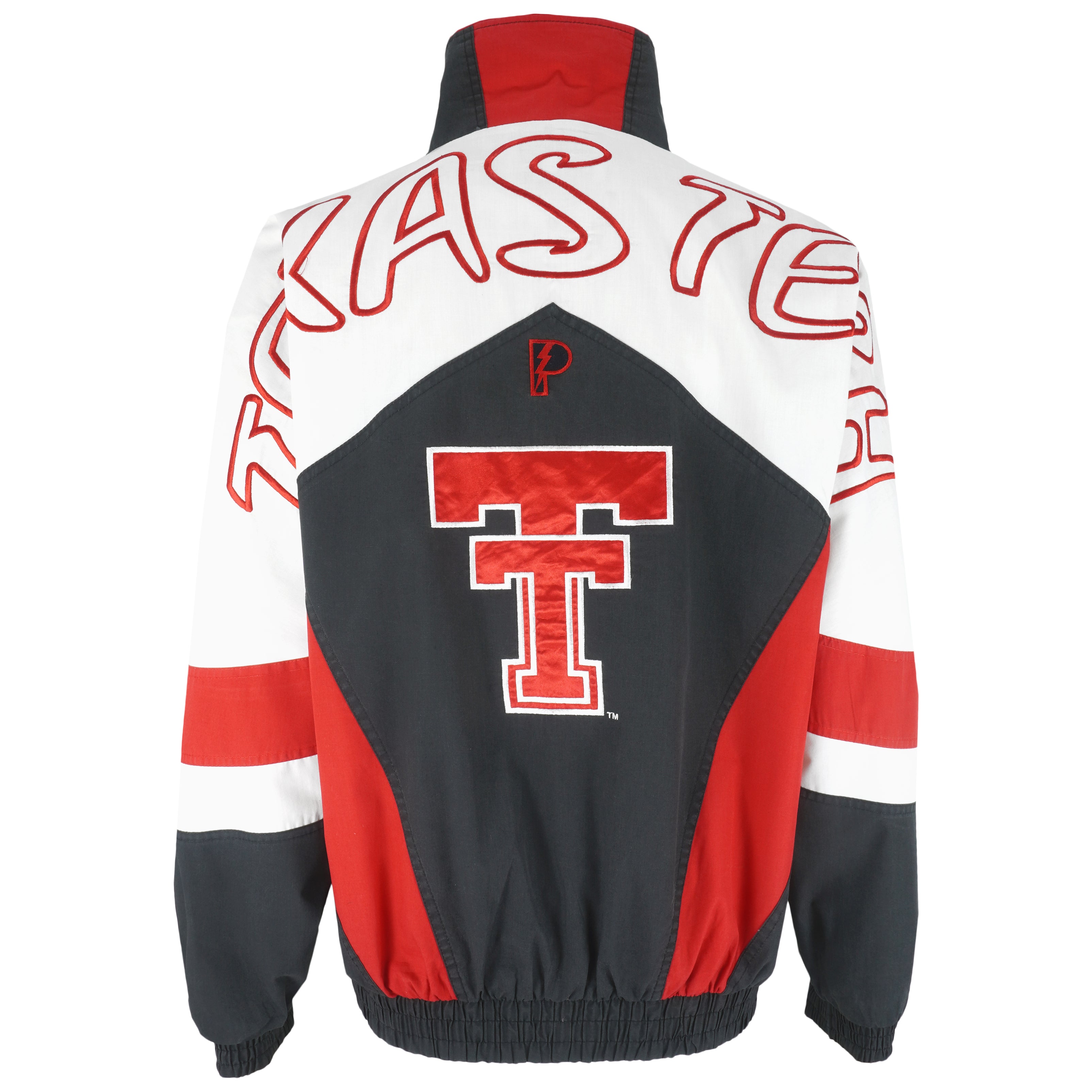 NCAA (Pro Player) - Texas Tech Embroidered Jacket 1990s Large Vintage Retro Football College