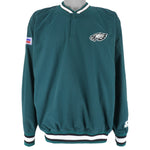 Starter (Pro Line) - Philadelphia Eagles Pullover Windbreaker 1990s Large Vintage Retro Football