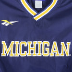 Reebok - Michigan Wolverines Pullover Windbreaker 1990s X-Large Vintage Retro College