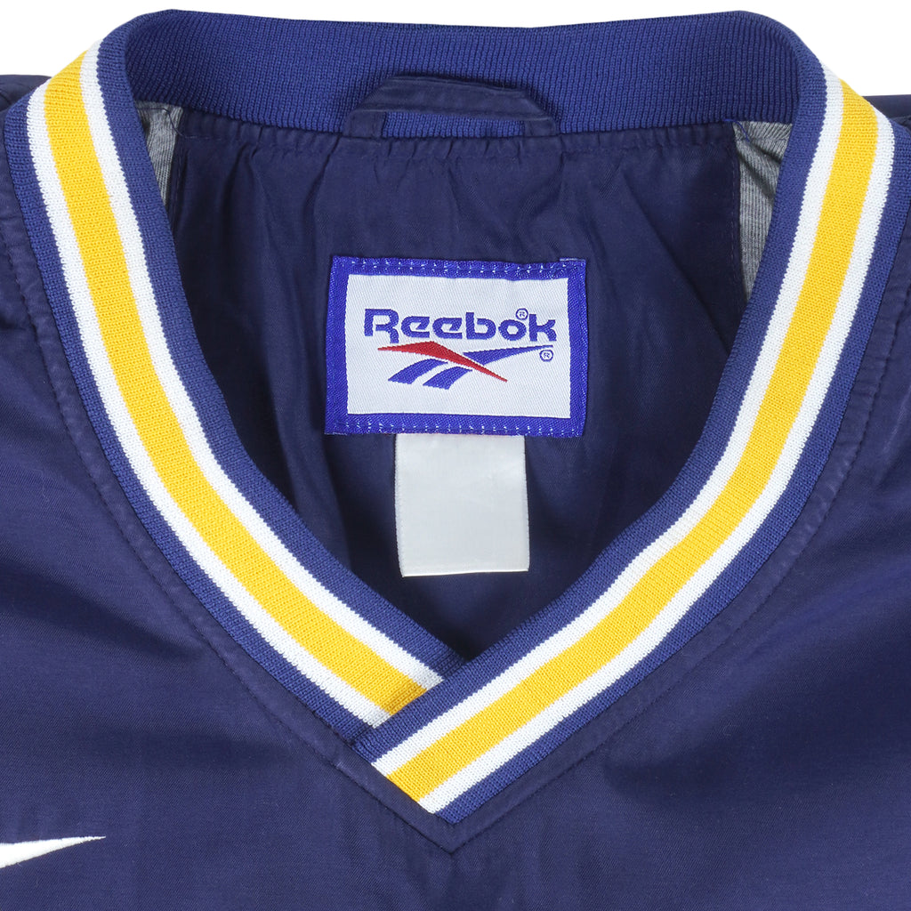 Reebok - Michigan Wolverines Pullover Windbreaker 1990s X-Large Vintage Retro College