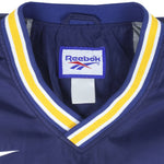 Reebok - Michigan Wolverines Pullover Windbreaker 1990s X-Large Vintage Retro College