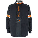 Starter - Philadelphia Flyers Embroidered Pullover Jacket 1990s Large