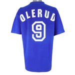 MLB (Pro Look) - Toronto Blue Jays Olerud No. 9 T-Shirt 1994 Large Vintage Retro Baseball