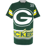 NFL (Salem) - Green Bay Packers Single Stitch T-Shirt 1994 X-Large Vintage Retro Football