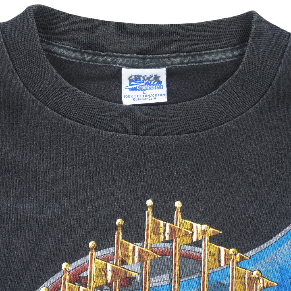 MLB (Salem) - Toronto Blue Jays World Series T-Shirt 1992 Large Vintage Retro Baseball