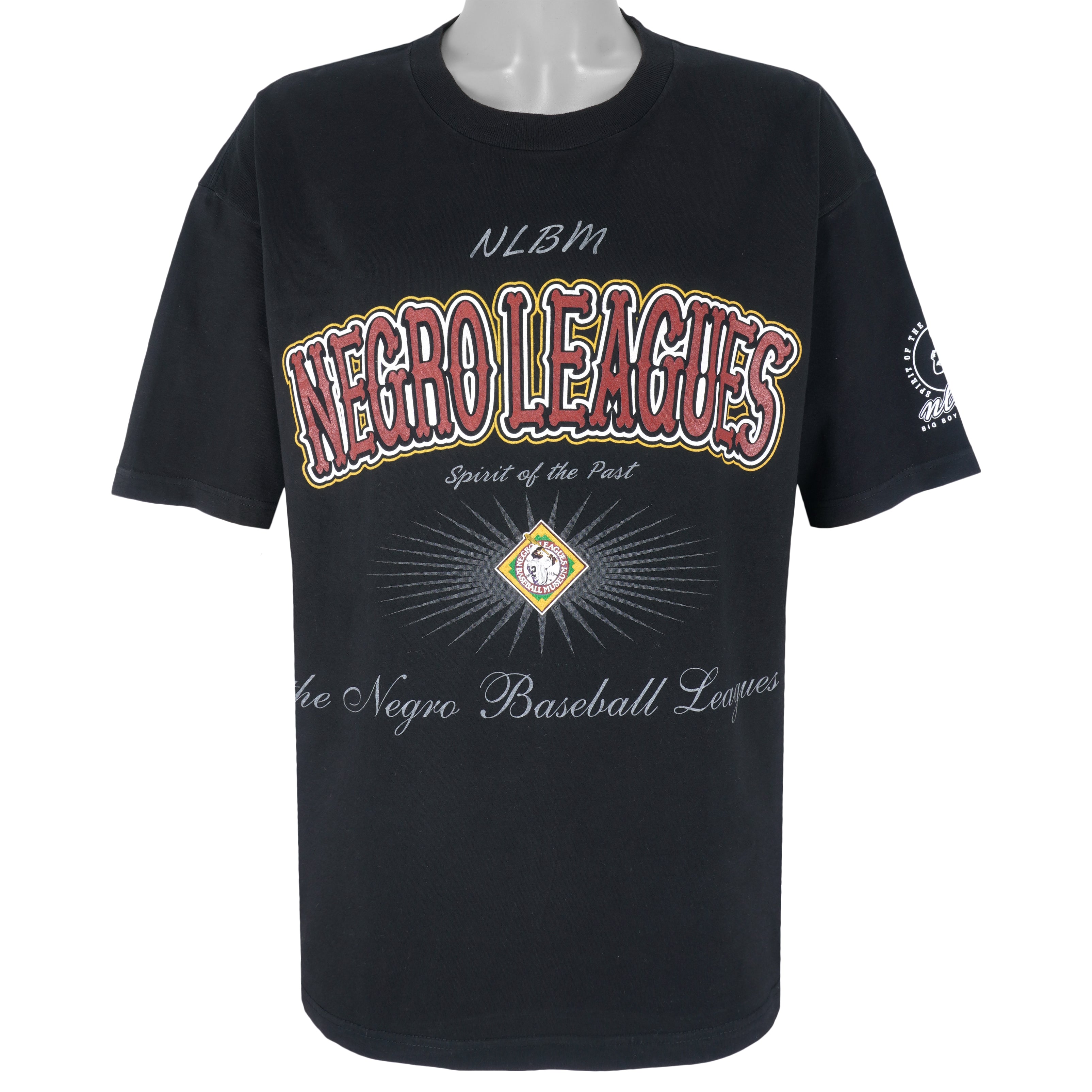 MLB (Cygnus) - Black The Negro Leagues T-Shirt 1990s X-Large Vintage Retro Baseball
