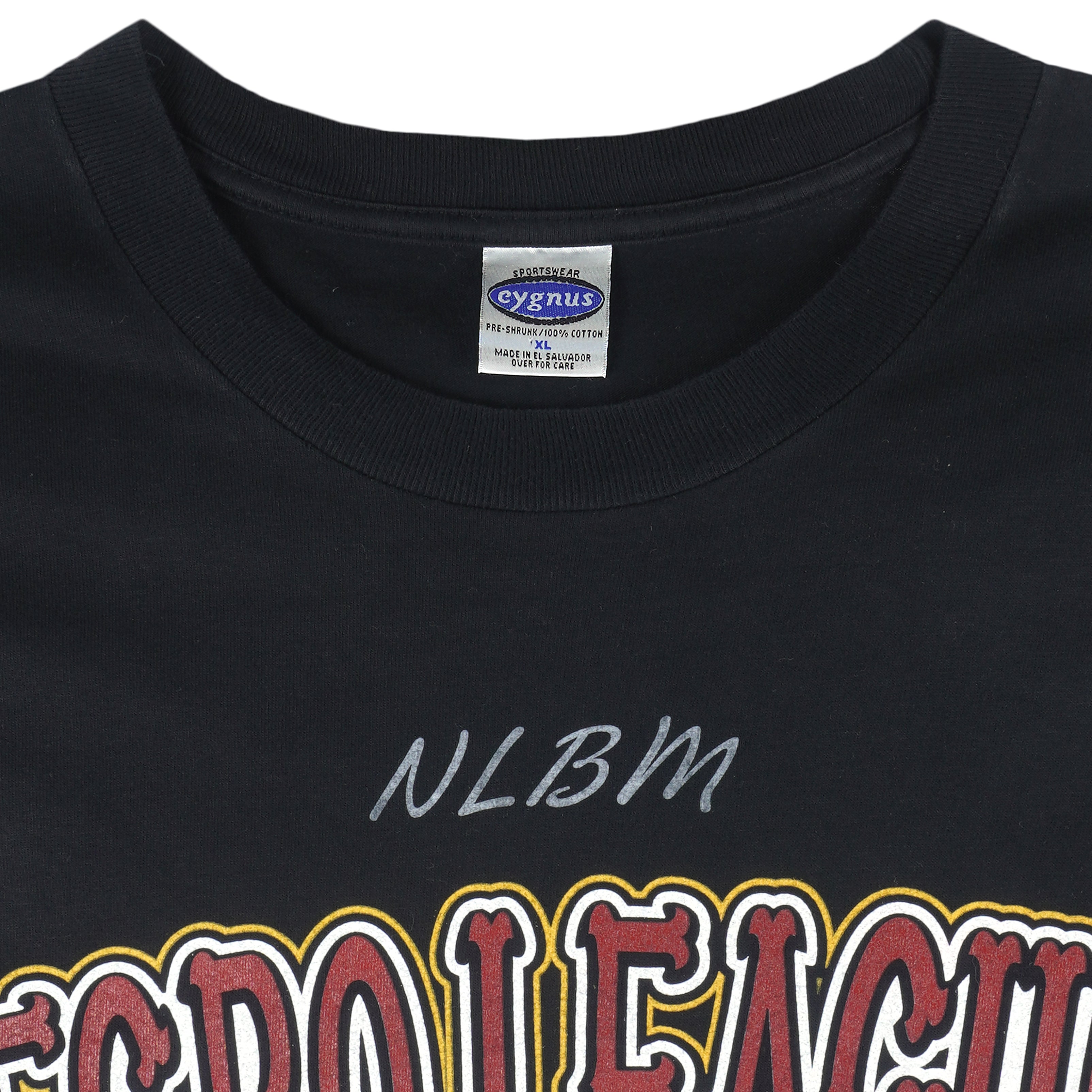 MLB (Cygnus) - Black The Negro Leagues T-Shirt 1990s X-Large Vintage Retro Baseball
