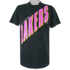 NBA (Salem) - Los Angeles Lakers Single Stitch T-Shirt 1990s Large Vintage Retro Basketball