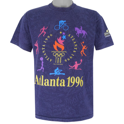 Vintage (Hanes) - Atlanta Olympic AOP Single Stitch T-Shirt 1992 Large