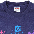 Vintage (Hanes) - Atlanta Olympic AOP Single Stitch T-Shirt 1992 Large Vintage Retro