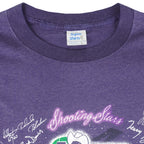 NBA (Super Shirts) - Dallas Mavericks Shooting Stars Autographed T-Shirt 1990s Large Vintage Retro Basketball