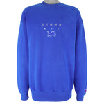 NFL (Pro Players) - Detroit Lions Embroidered Crew Neck Sweatshirt 1990s XX-Large Vintage Retro Football