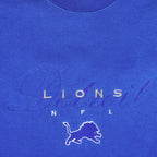 NFL (Pro Players) - Detroit Lions Embroidered Crew Neck Sweatshirt 1990s XX-Large Vintage Retro Football