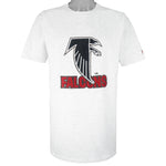 NFL (Nutmeg) - Atlanta Falcons Embroidered T-Shirt 1990s X-Large