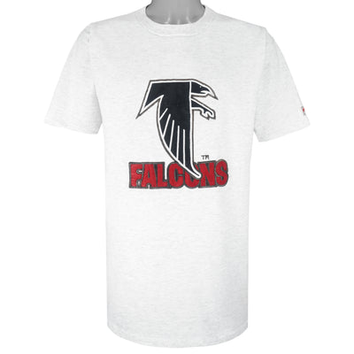 NFL (Nutmeg) - Atlanta Falcons Embroidered T-Shirt 1990s X-Large