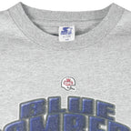 Starter (CFL) - Winnipeg Blue Bombers Football Single Stitch T-Shirt 1999 Medium Vintage Retro Football