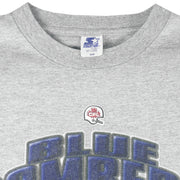 Starter (CFL) - Winnipeg Blue Bombers Football Single Stitch T-Shirt 1999 Medium Vintage Retro Football