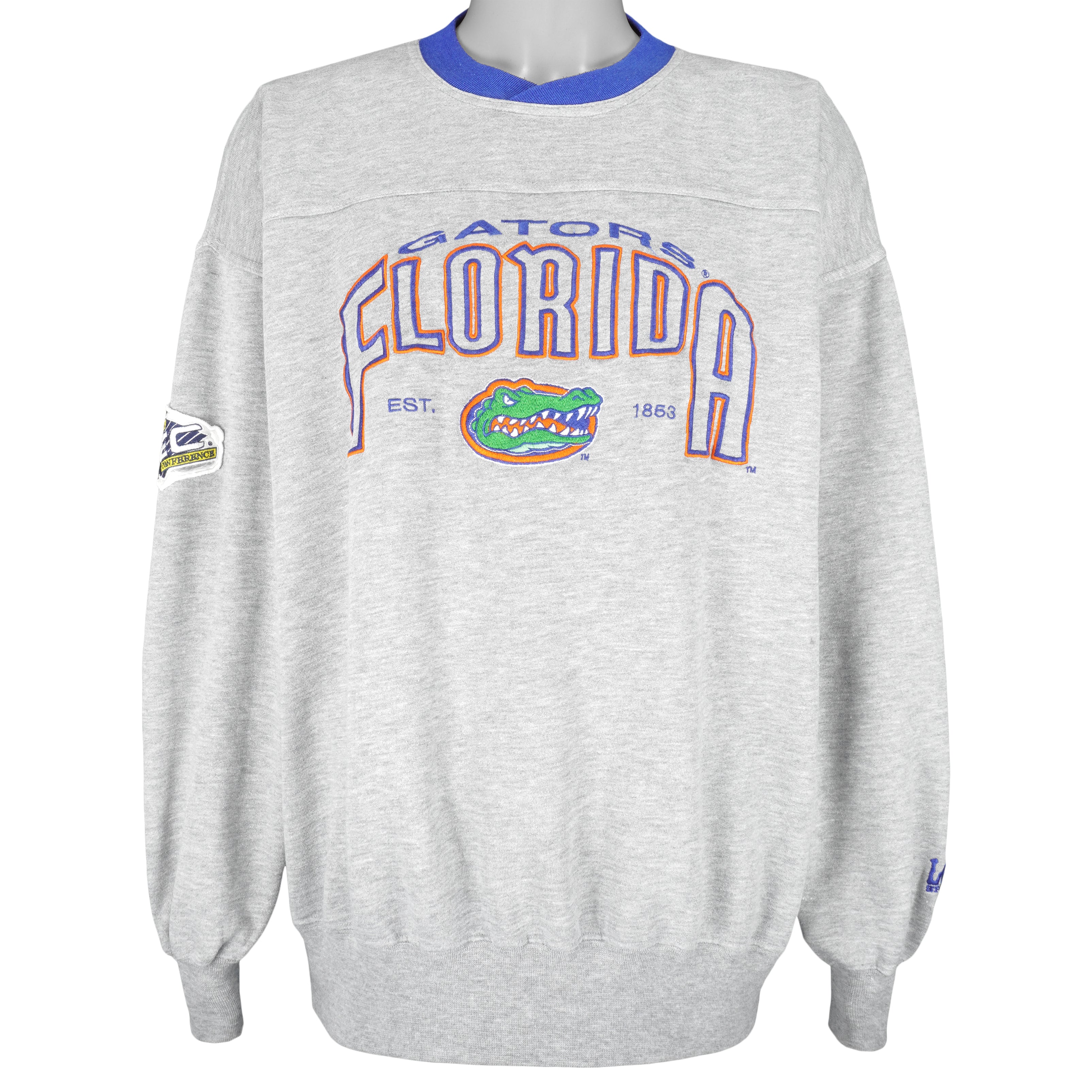 NCAA (Lee) - Florida Gators Embroidered Crew Neck Sweatshirt 1990s X-Large Vintage Retro College