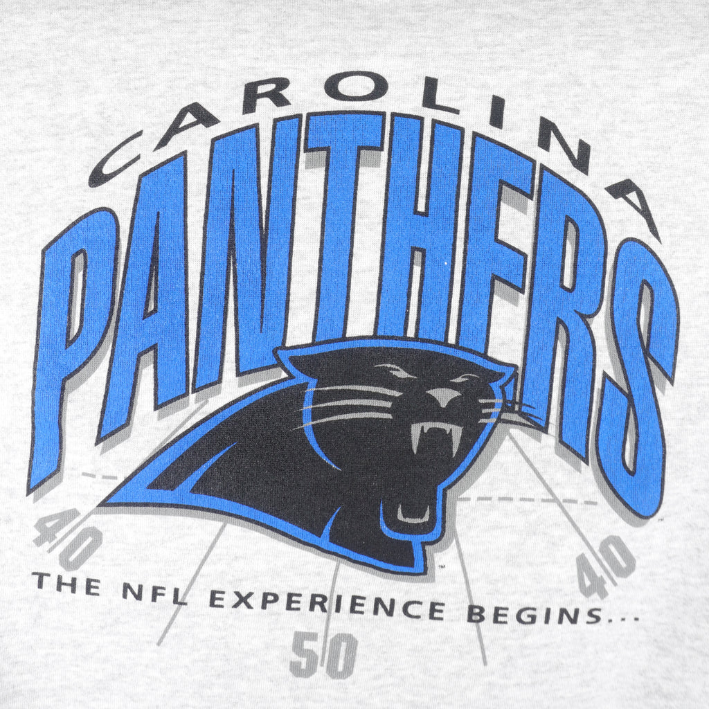 NFL (Hanes) - Carolina Panthers Crew Neck Sweatshirt 1990s X-Large Vintage Retro Football
