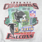 NFL - Falcons Super Bowl 28th Champions Crew Neck Sweatshirt 1998 X-Large Vintage Retro Football