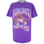 NBA (Ravens Athletic) - Toronto Raptors Single Stitch T-Shirt 1994 X-Large Vintage Retro Basketball