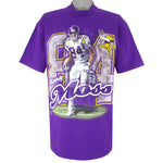 NFL (Pro Player) - Minnesota Vikings Randy Moss No. 84 T-Shirt 1990s X-Large