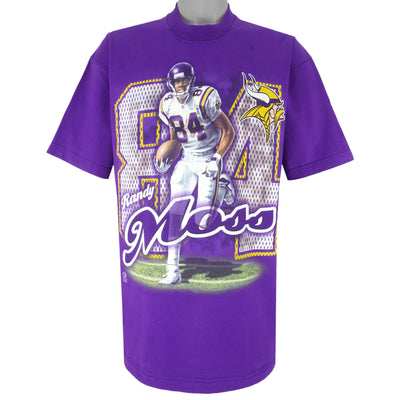 NFL (Pro Player) - Minnesota Vikings Randy Moss No. 84 T-Shirt 1990s X-Large