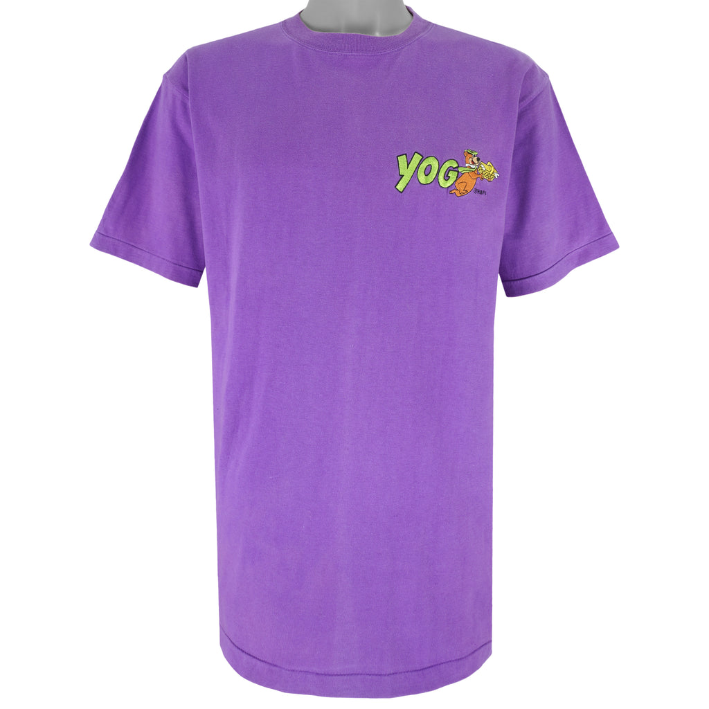 Vintage (Bizz Studios) - Jellystone Park Yog Embroidered T-Shirt 1990s Large Vintage Retro