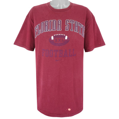 Nike - Florida State Football Single Stitch T-Shirt 1990s X-Large
