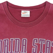 Nike - Florida State Football Single Stitch T-Shirt 1990s X-Large Vintage Retro Football